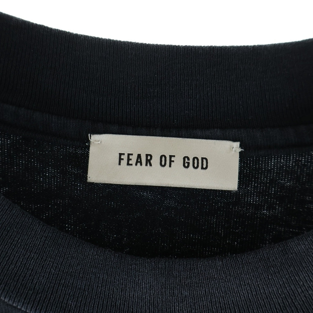 FEAR OF GOD(フィアオブゴッド) 25AW RELAXED EDUCATE TEE エト 両面プリントTシャツ 半袖クルーネックカットソー ブラック FG25FW10-10304HWJ-001