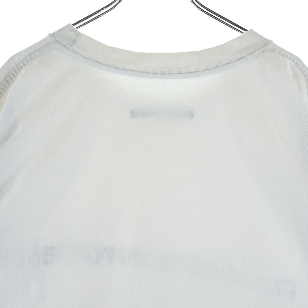 RRR123 RIVINGTON roi Rebis(リヴィントンロイレビス) METANOIA USO CVA TEE メタノイア ウソ シーブイエー ロゴデザインTシャツ 半袖クルーネックカットソー ホワイト