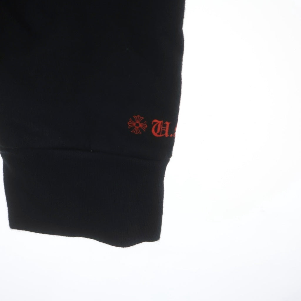 CHROME HEARTS(クロムハーツ) HORSESHOE PULLOVER HOODIE ホースシュー オンライン限定 プルオーバーフーディー パーカー ブラック/レッド