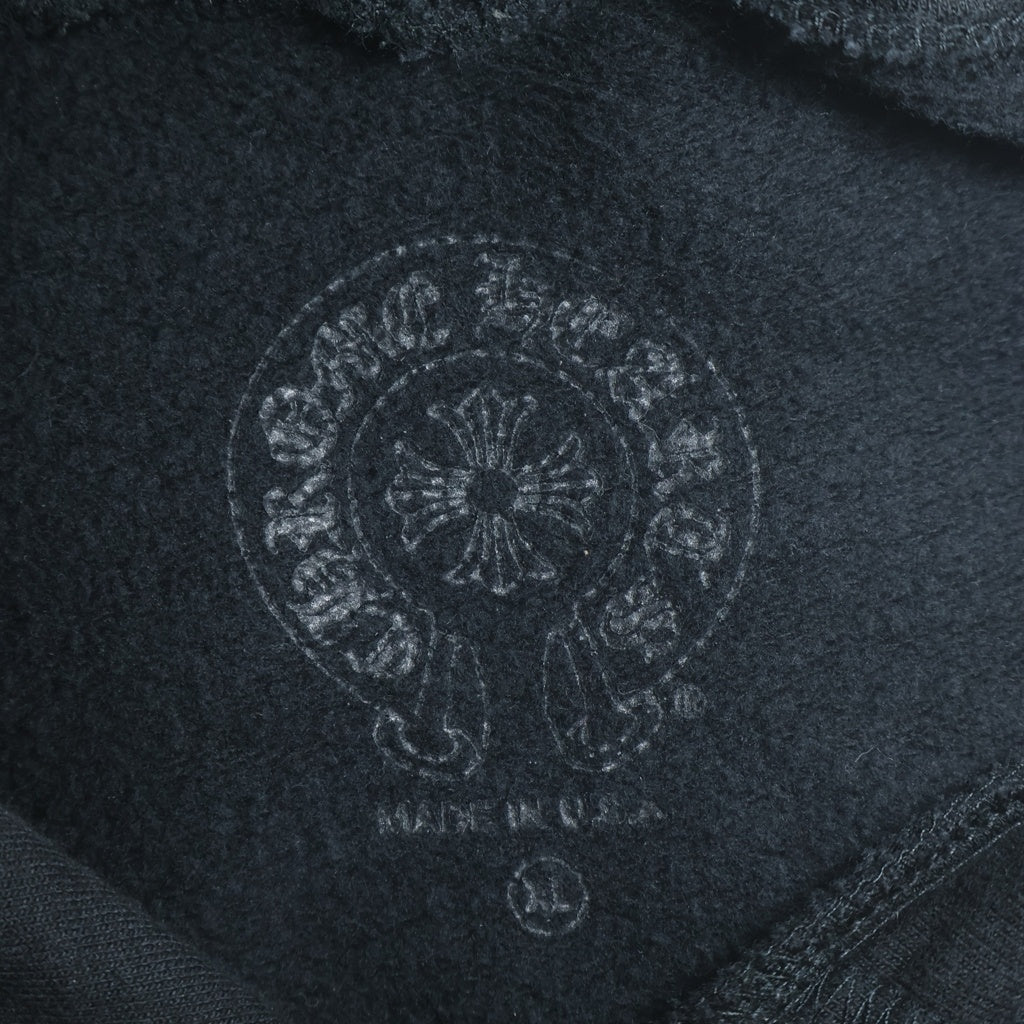 CHROME HEARTS(クロムハーツ) HORSESHOE PULLOVER HOODIE ホースシュー オンライン限定 プルオーバーフーディー パーカー ブラック/レッド