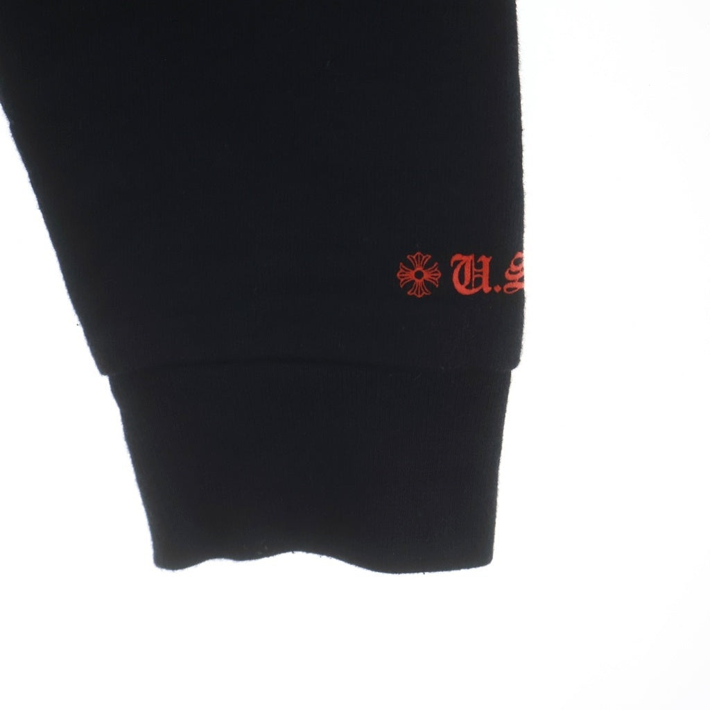 CHROME HEARTS(クロムハーツ) HORSESHOE PULLOVER HOODIE ホースシュー オンライン限定 プルオーバーフーディー パーカー ブラック/レッド