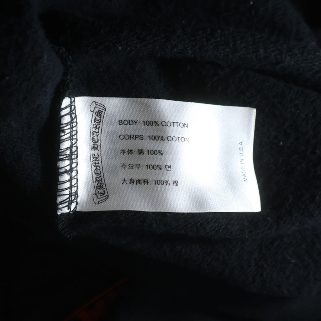 CHROME HEARTS(クロムハーツ) HORSESHOE PULLOVER HOODIE ホースシュー オンライン限定 プルオーバーフーディー パーカー ブラック/レッド