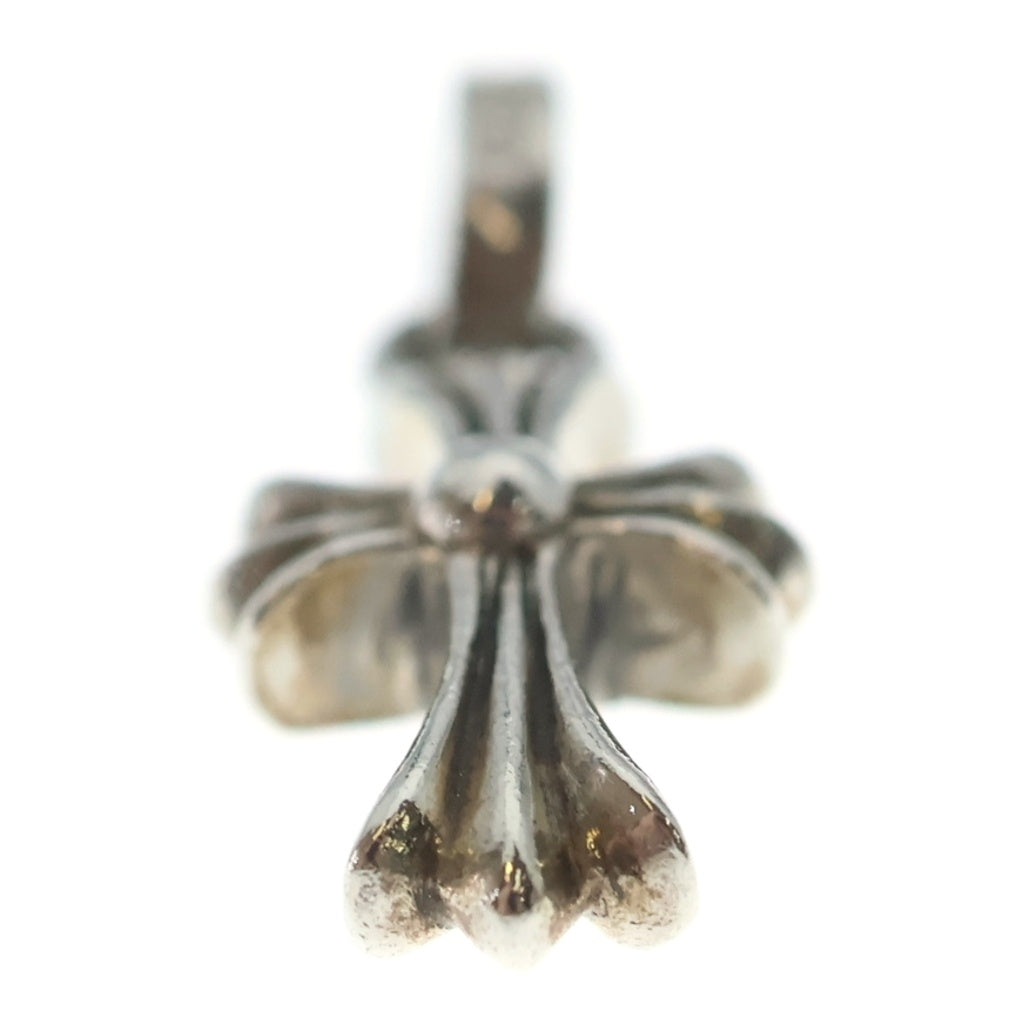 CHROME HEARTS(クロムハーツ) CRS BBYFAT P SAP ベイビーファットクロス PAVEピンクサファイア ペンダントトップ シルバー BCA236