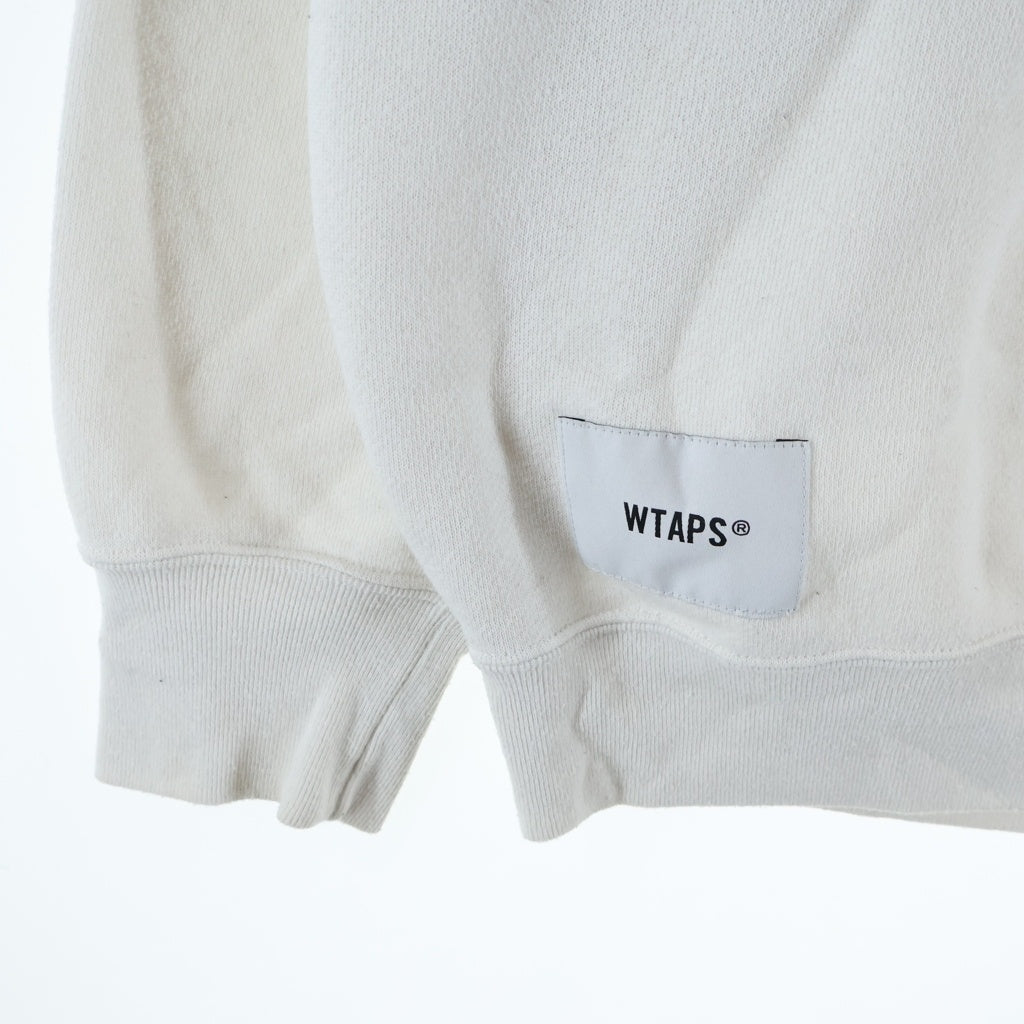 WTAPS(ダブルタップス) 24AW SWEATER CTPL ASH GRAY ロゴ刺繍 クルー