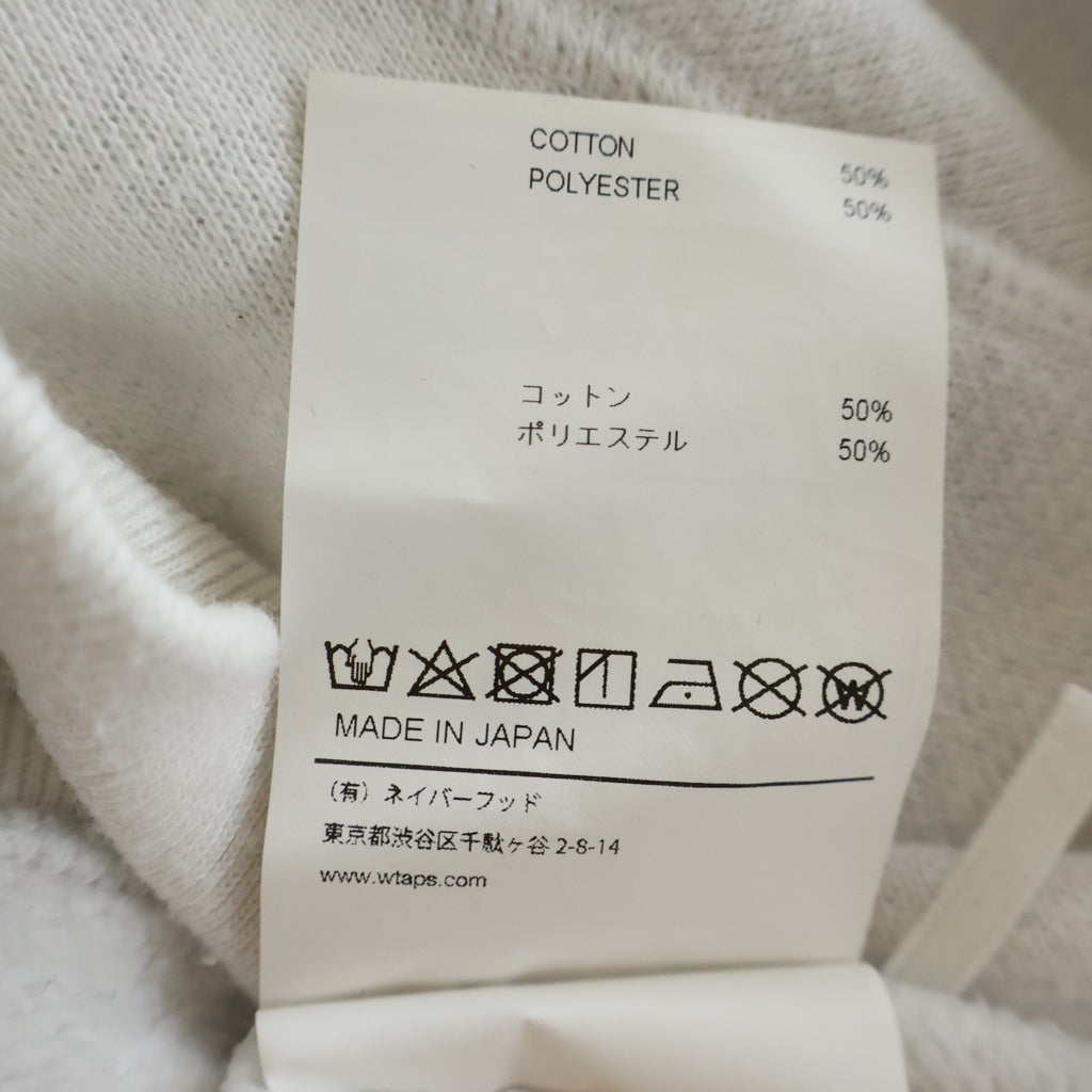WTAPS(ダブルタップス) 24AW SWEATER CTPL ASH GRAY ロゴ刺繍 クルー