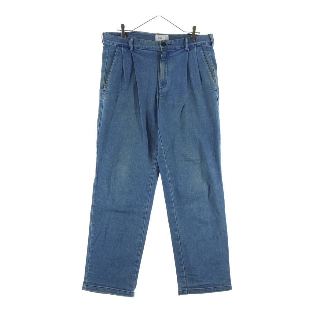 WTAPS(ダブルタップス) 22SS TUCK 02 TROUSERS COTTON DENIM 2タック コットン デニム トラウザーズパンツ インディゴ 221WVDT-PTM04