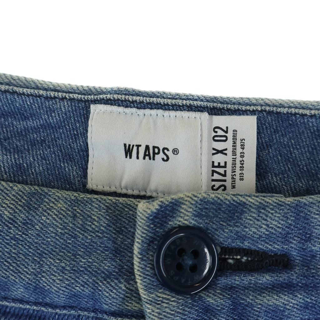WTAPS(ダブルタップス) 22SS TUCK 02 TROUSERS COTTON DENIM 2タック コットン デニム トラウザーズパンツ インディゴ 221WVDT-PTM04