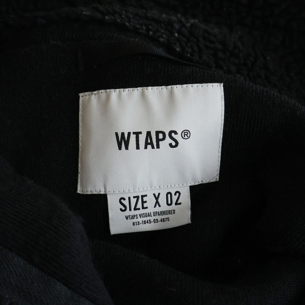 WTAPS(ダブルタップス) 22AW MECH JACKET POAC BOA メック ハーフジップ ボアジャケット ブラック 222ATDT-JKM01