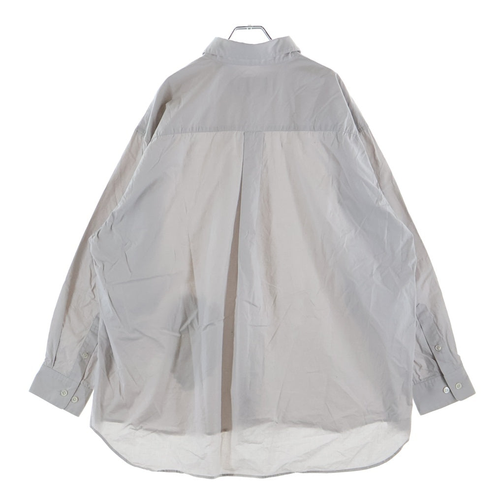 BLACK WEIRDOS(ブラックウィドー) 23AW XXXL B.D. Shirt スリーエックスエル ボタンダウンシャツ グレー 23AW-SH01