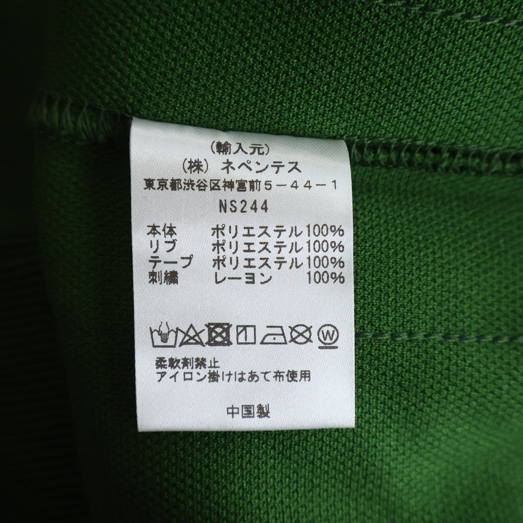 Needles(ニードルス) 23AW TRACK JACKET 胸パピヨン刺繍 サイドライン ジップアップトラックジャケット グリーン NS244