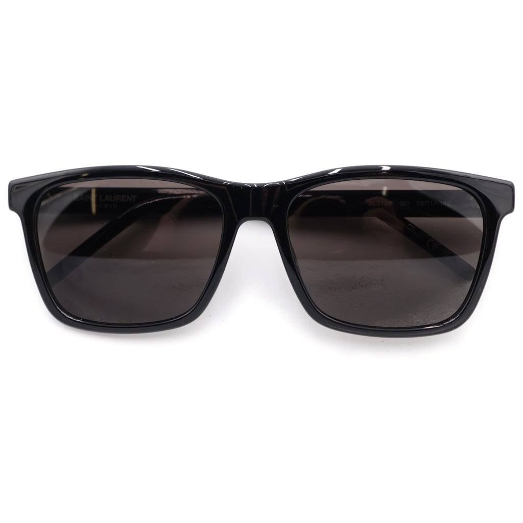 SAINT LAURENT PARIS(サンローランパリ) テンプルロゴモチーフ SL318/F ウェリトンフレーム サングラス アイウェア メガネ ブラック