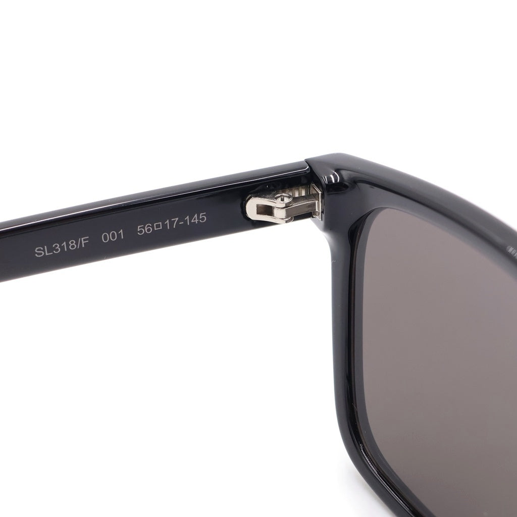SAINT LAURENT PARIS(サンローランパリ) テンプルロゴモチーフ SL318/F ウェリトンフレーム サングラス アイウェア メガネ ブラック