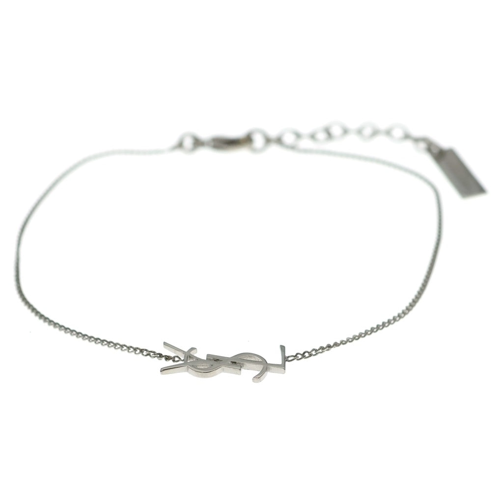 SAINT LAURENT PARIS(サンローランパリ) CASSANDRE CHARM BRACELET カサンドラ チャームブレスレット シルバー レディース