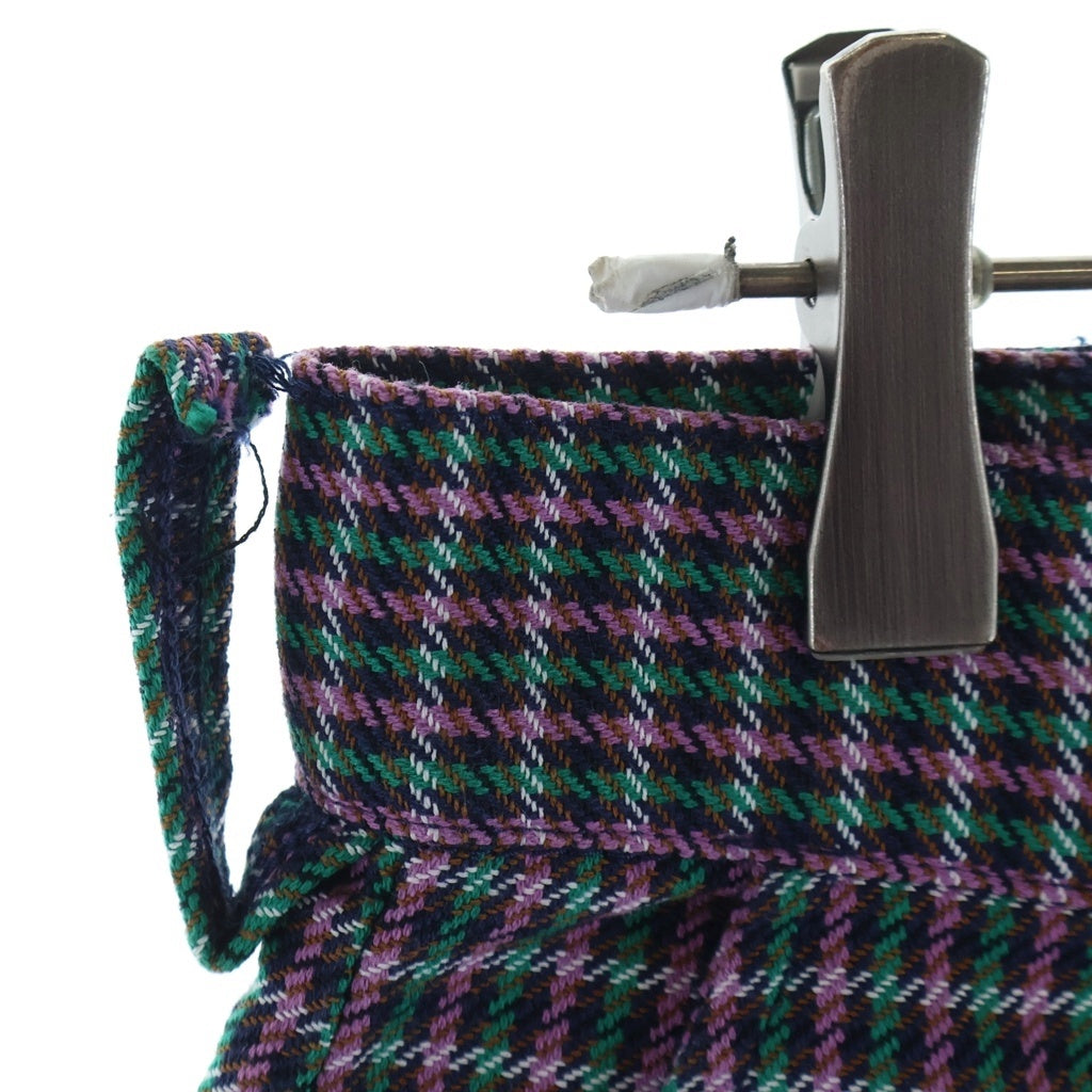 SUPREME(シュプリーム) 18SS Work Shorts Purple Plaid ワークショーツ ハウンドトゥース柄 ハーフショートパンツ ピンク/グリーン