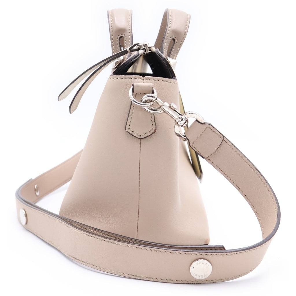 ADMJ 3wayバッグ パイソン ベージュ グレージュ ヴィンテージ FENDI(フェンディ) BY THE WAY MEDIUM バイザウェイ ミディアム ハンド