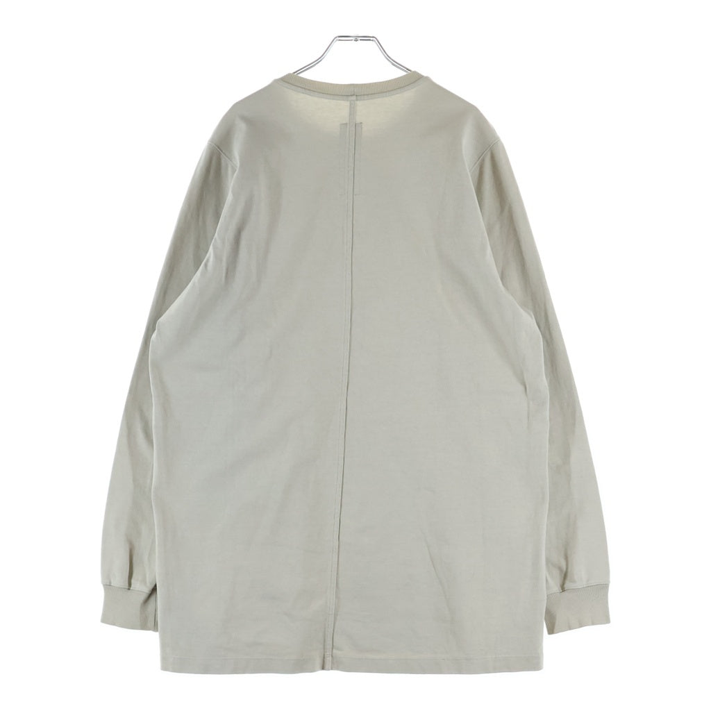 Rick Owens(リックオウエンス) 16AW MASTODON BASEBALL TEE マストドン ベースボール クルーネック長袖Tシャツ カットソー グレー RU16F6283-BA