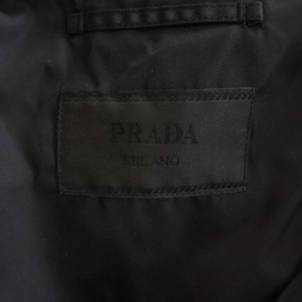 PRADA(プラダ) 20AW RE-NYLON リナイロン トライアングルロゴプレート コーチジャケット ブラック SC514 S202 1WQ8