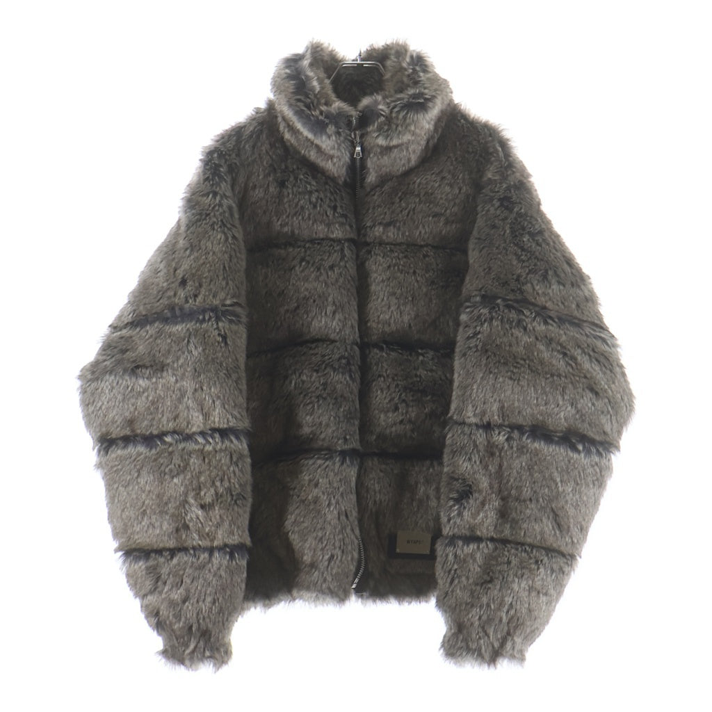 WTAPS(ダブルタップス) 25AW RVNT JACKET SYNTHETIC シンセティック フェイクファー 中綿ジャケット ブラウン 252CWDT-JKM05