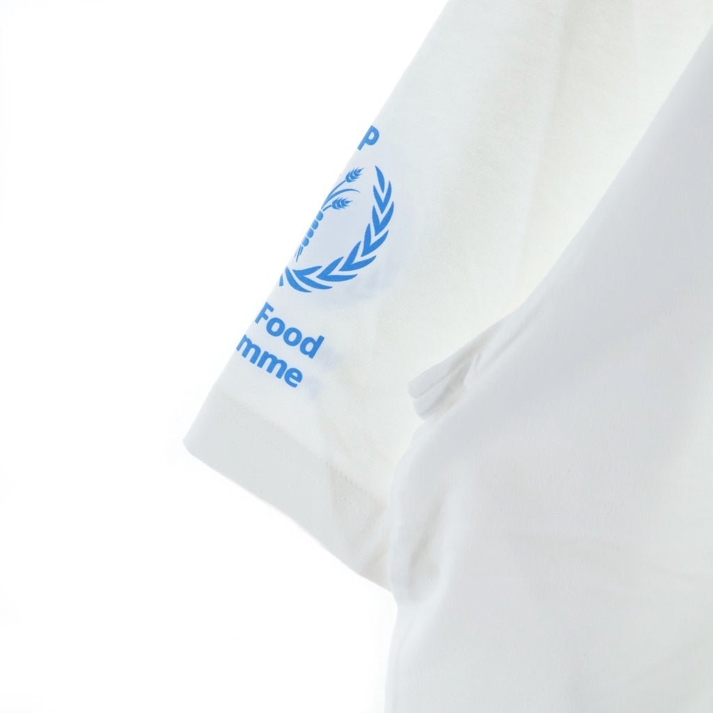 BALENCIAGA(バレンシアガ) WORLD FOOD PROGRAMME ワールド フード プログラム クルーネック半袖Tシャツ カットソー ホワイト 612966 TMVL2