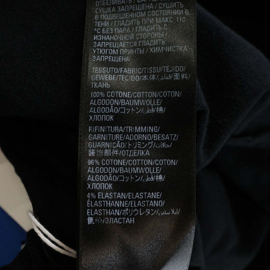 BALENCIAGA(バレンシアガ) ×S COTTON CREW NECK TEE アディダス コットン クルーネック半袖Tシャツ カットソー ブラック 739101 TNVA6