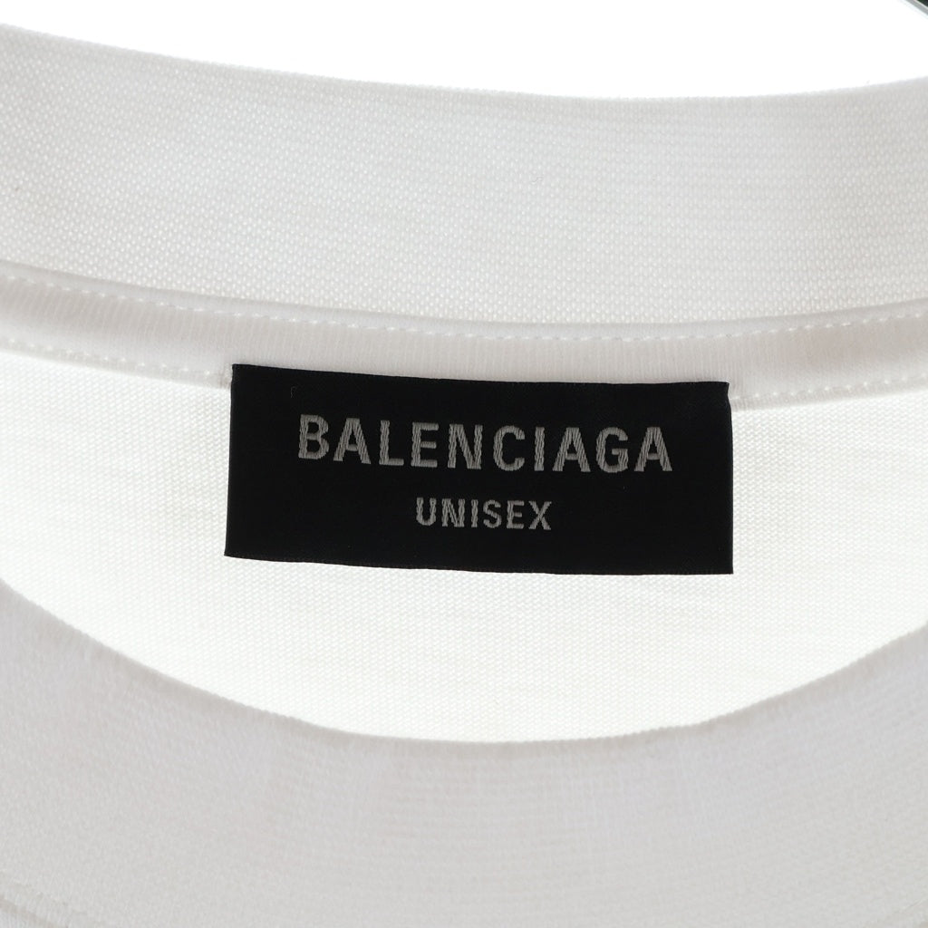 BALENCIAGA(バレンシアガ) WORLD FOOD PROGRAMME ワールド フード プログラム クルーネック半袖Tシャツ カットソー ホワイト 612966 TMVL2