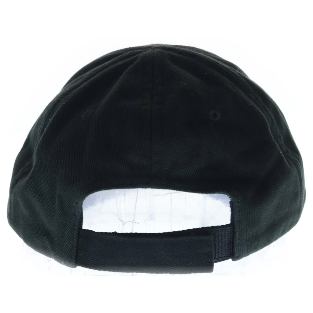 BALENCIAGA(バレンシアガ) GYM WEAR CAP ジム ウェアー 6パネル ベースボールキャップ 帽子 ブラック 623903 410B2