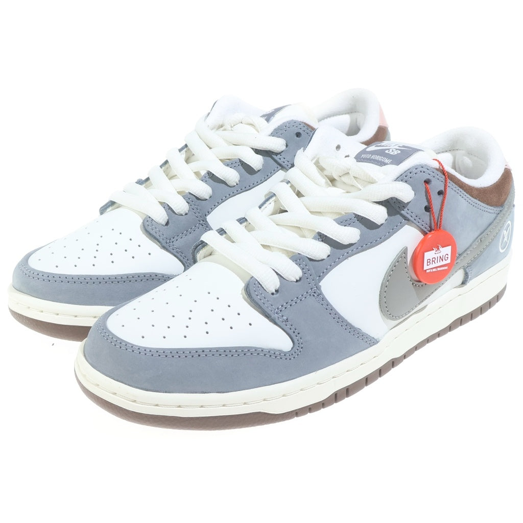 NIKE SB(ナイキエスビー) ×YUTO HORIGOME DUNK LOW PRO QS WOLF GREY 堀米雄斗 ダンク プロ ウルフ ローカットスニーカー グレー/ホワイト US10/28cm FQ1180-001