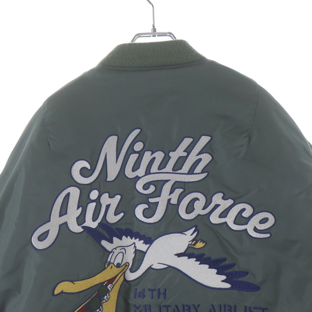 AVIREX(アヴィレックス) USAF ユーエス エアフォース パッチデザイン MA-1 ナイロン フライトボンバージャケット カーキ 783-2252059