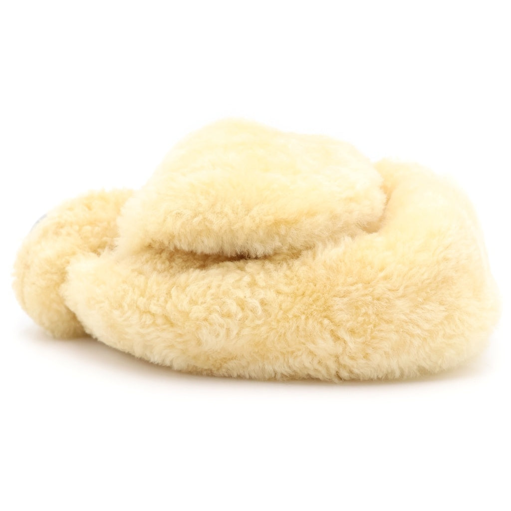 JIL SANDER(ジルサンダー) SPHERE POUCH SM スフィアーポーチ ファーハンドバッグ イエロー J07WF0005 レディース