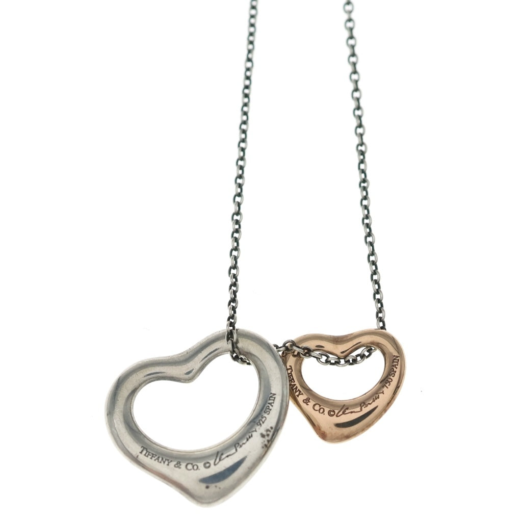 Tiffany & Co. オープンハート　ティファニー　925 TIFFANY & Co.(ティファニー) ダブルオープンハート チェーン