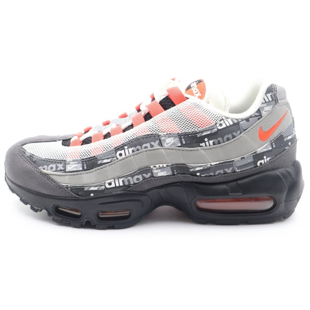 NIKE(ナイキ) AIR MAX 95 RED WE LOVE NIKE エアマックス 95 レッド ウィー ラブ ナイキ ローカットスニーカー グレー US8/26cm AQ0925-002