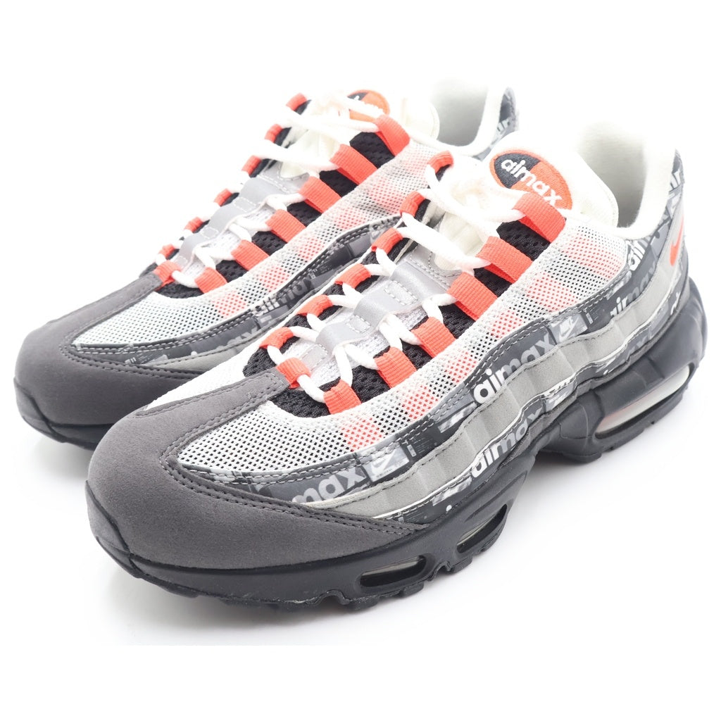 NIKE(ナイキ) AIR MAX 95 RED WE LOVE NIKE エアマックス 95 レッド ウィー ラブ ナイキ ローカットスニーカー グレー US8/26cm AQ0925-002