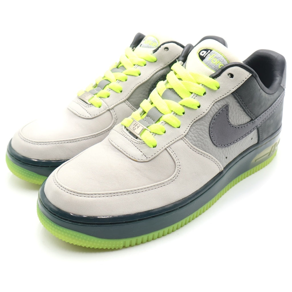 NIKE(ナイキ) 【鑑賞用 2008年製】 AIR FORCE 1 SUPREME MAX AIR エアフォース 1 シュプリーム マックス エアー ローカットスニーカー グレー US7.5/25.5cm 318772-001