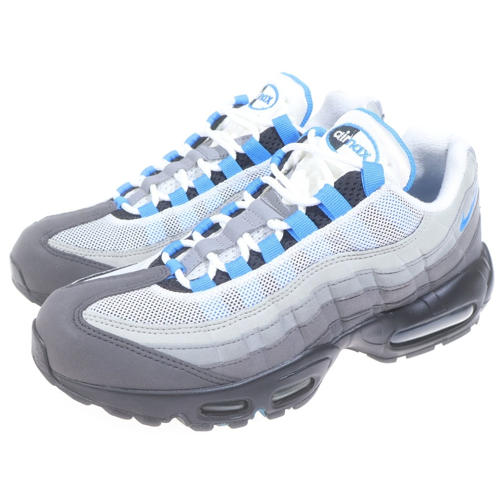 NIKE(ナイキ) AIR MAX 95 CRYSTAL BLUE エアマックス 95 クリスタル ローカットスニーカー グレー/ブルー US8/26cm AT8696-100