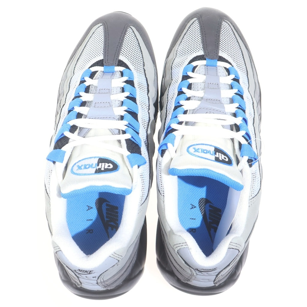 NIKE(ナイキ) AIR MAX 95 CRYSTAL BLUE エアマックス 95 クリスタル ローカットスニーカー グレー/ブルー US8/26cm AT8696-100