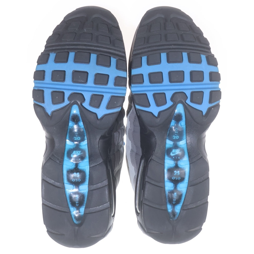 NIKE(ナイキ) AIR MAX 95 CRYSTAL BLUE エアマックス 95 クリスタル ローカットスニーカー グレー/ブルー US8/26cm AT8696-100