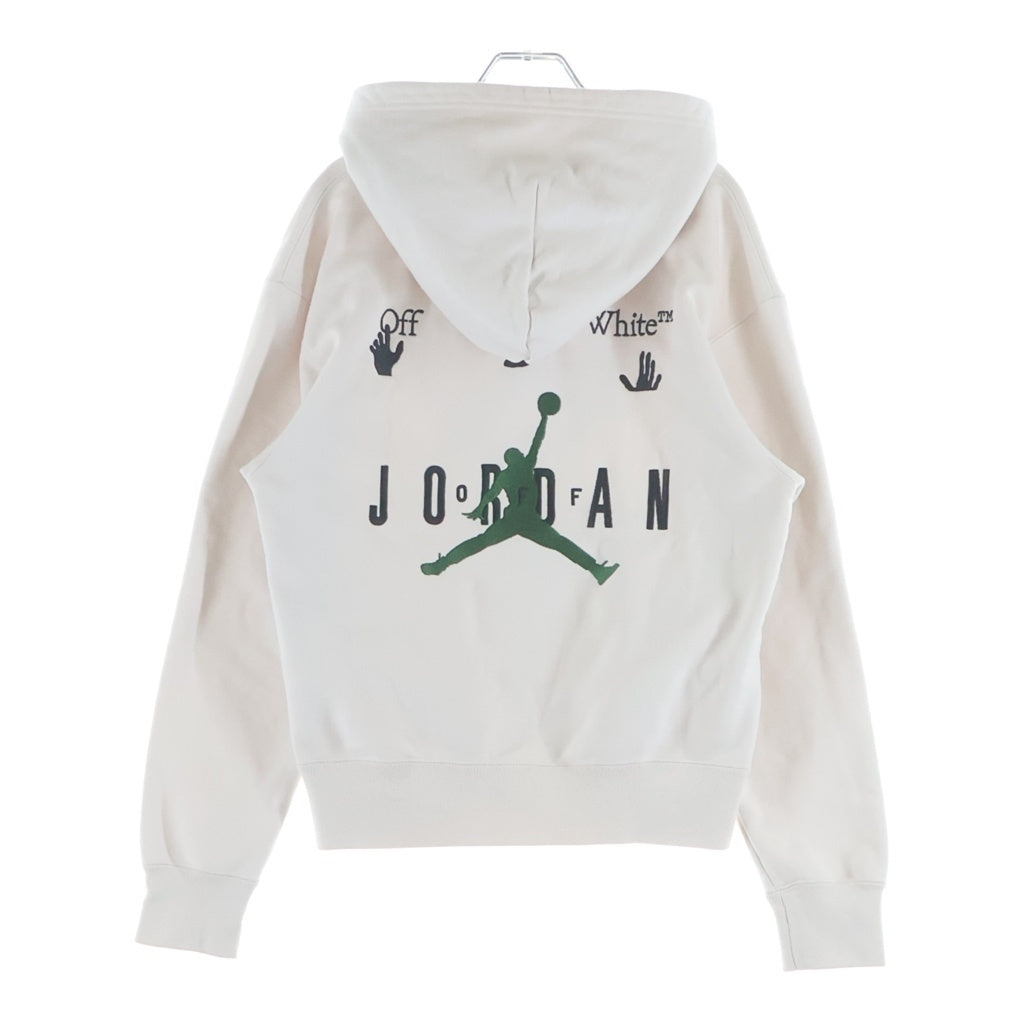 NIKE(ナイキ) ×OFF WHITE AS M J OW HOODIE オフホワイト ジョーダンロゴ プルオーバースウェットパーカー フーディー アイボリー DM0060-054
