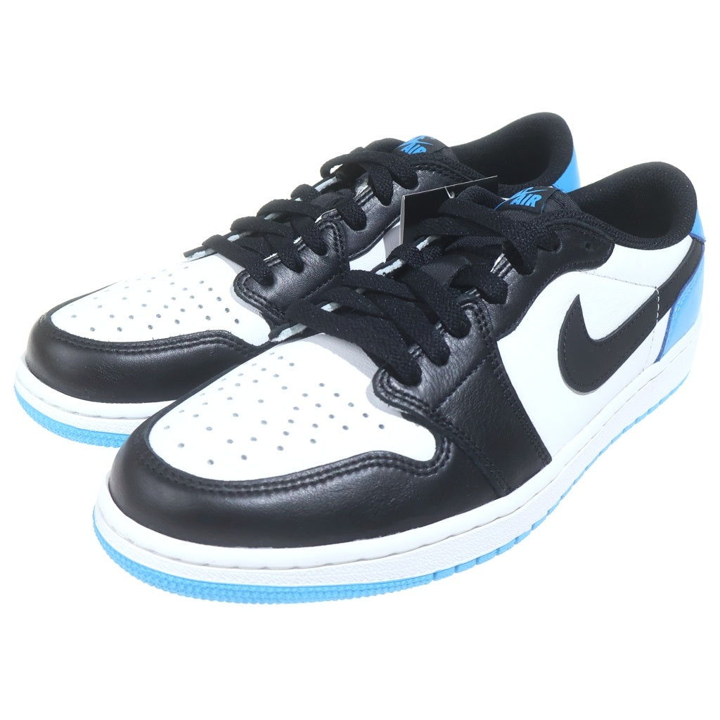 NIKE(ナイキ) AIR JORDAN 1 LOW OG BLACK POWDER BLUE UNC エアジョーダン1 ローカットスニーカー ブルー/ブラック/ホワイト US9.5/27.5cm CZ0790-104