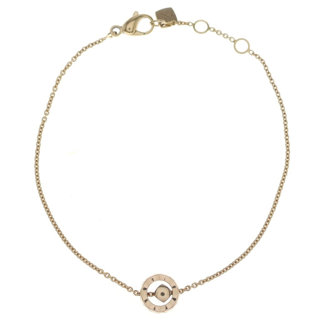 CHANEL(シャネル) ココ クラッシュ コレクション ブレスレット 18Kベージュゴールド ルビー J13044 レディース