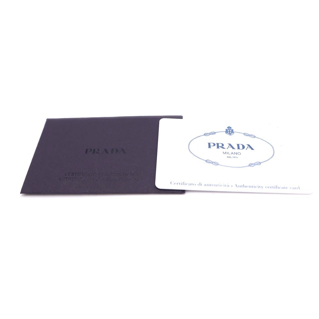 PRADA(プラダ) TESSUTO POCKET ラバーロゴ テスートナイロン ポケット ショルダーバッグ ブラック 2VH088 レディース