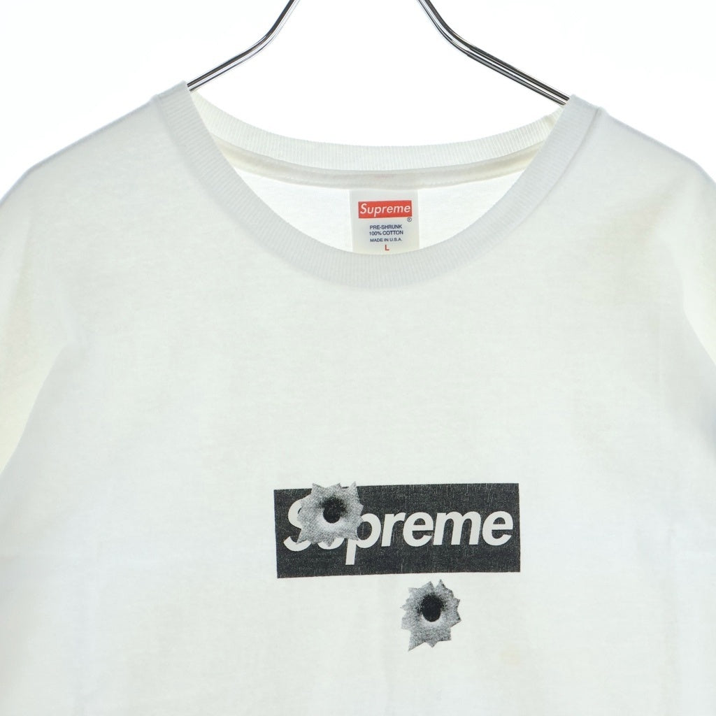 SUPREME(シュプリーム) 12AW Bullet Box Logo Tee 渋谷オープン記念 バレット ボックスロゴ クルーネック 半袖Tシャツ カットソー ホワイト