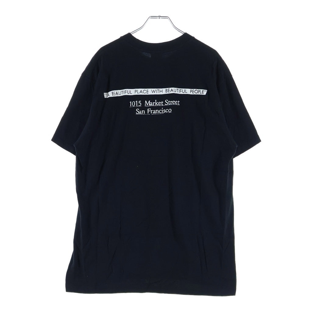 SUPREME(シュプリーム) 19AW San Francisco Box Logo Tee サンフランシスコ店オープン記念 ボックスロゴ 両面プリント クルーネック 半袖Tシャツ カットソー ブラック