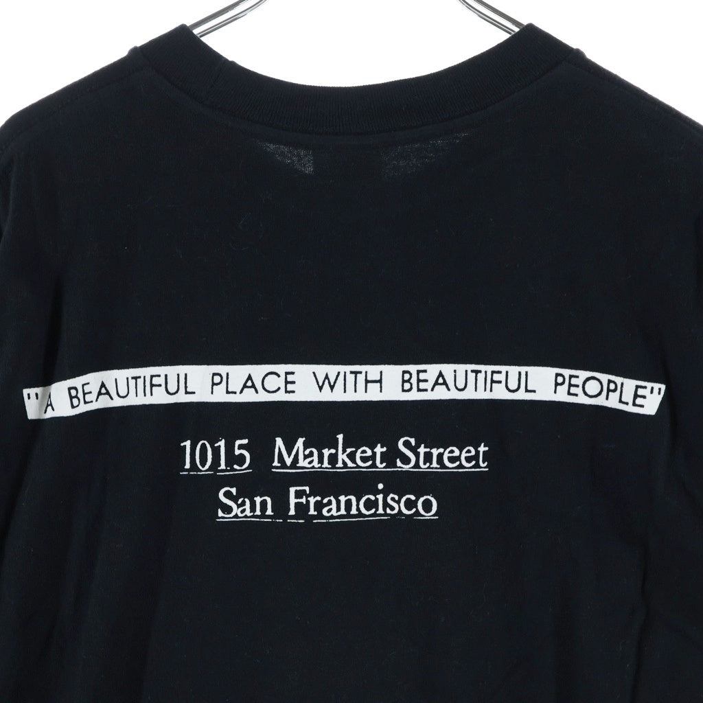 SUPREME(シュプリーム) 19AW San Francisco Box Logo Tee サンフランシスコ店オープン記念 ボックスロゴ 両面プリント クルーネック 半袖Tシャツ カットソー ブラック