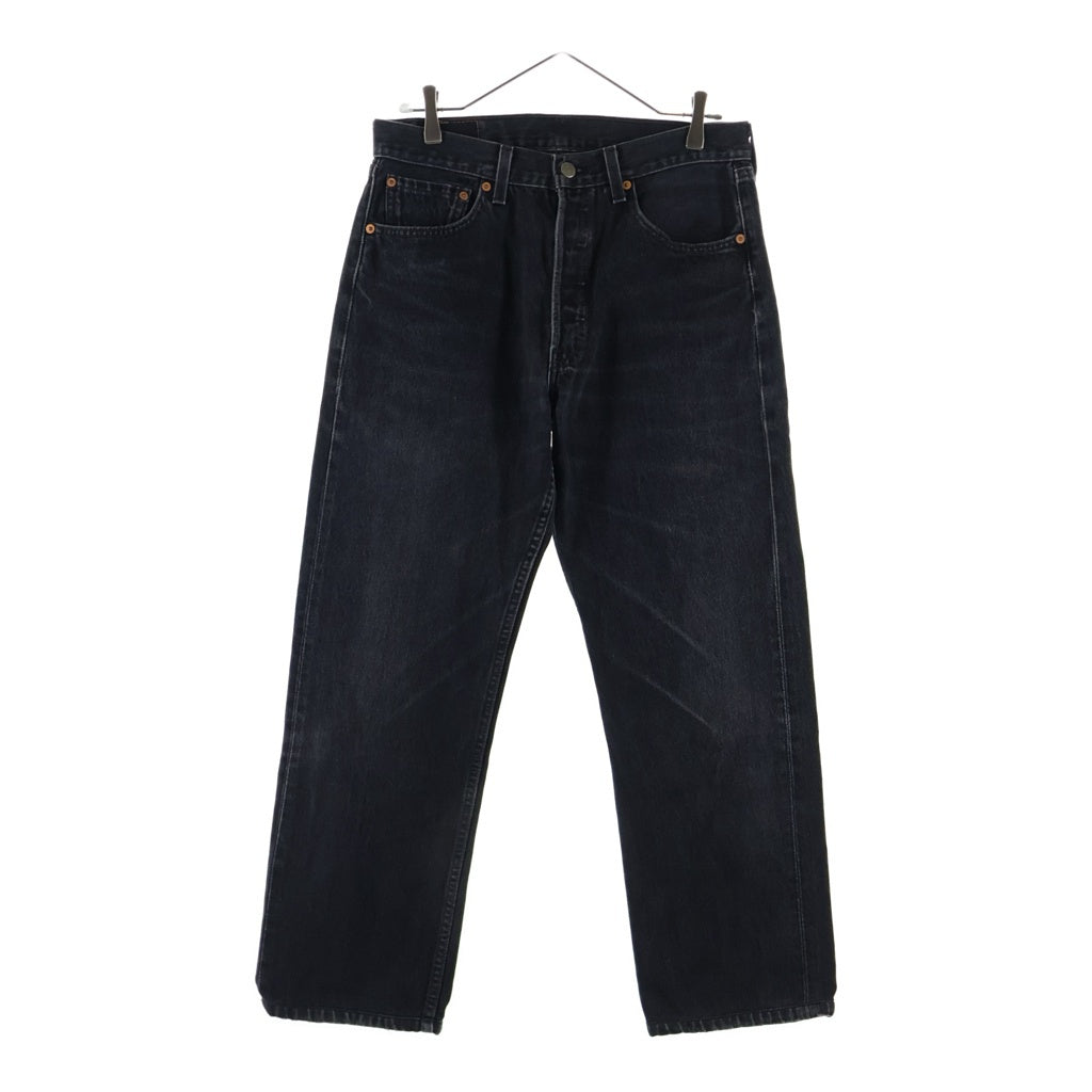 Levi's(リーバイス) 90S VINTAGE 501 ヴィンテージ ボタン裏553 USA製 ブラック ボタンフライ デニムパンツ ブラック