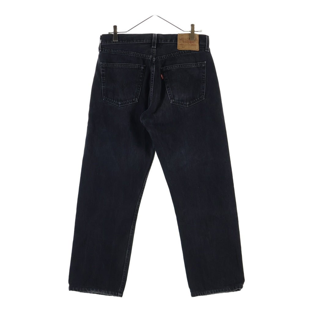 Levi's(リーバイス) 90S VINTAGE 501 ヴィンテージ ボタン裏553 USA製 ブラック ボタンフライ デニムパンツ ブラック