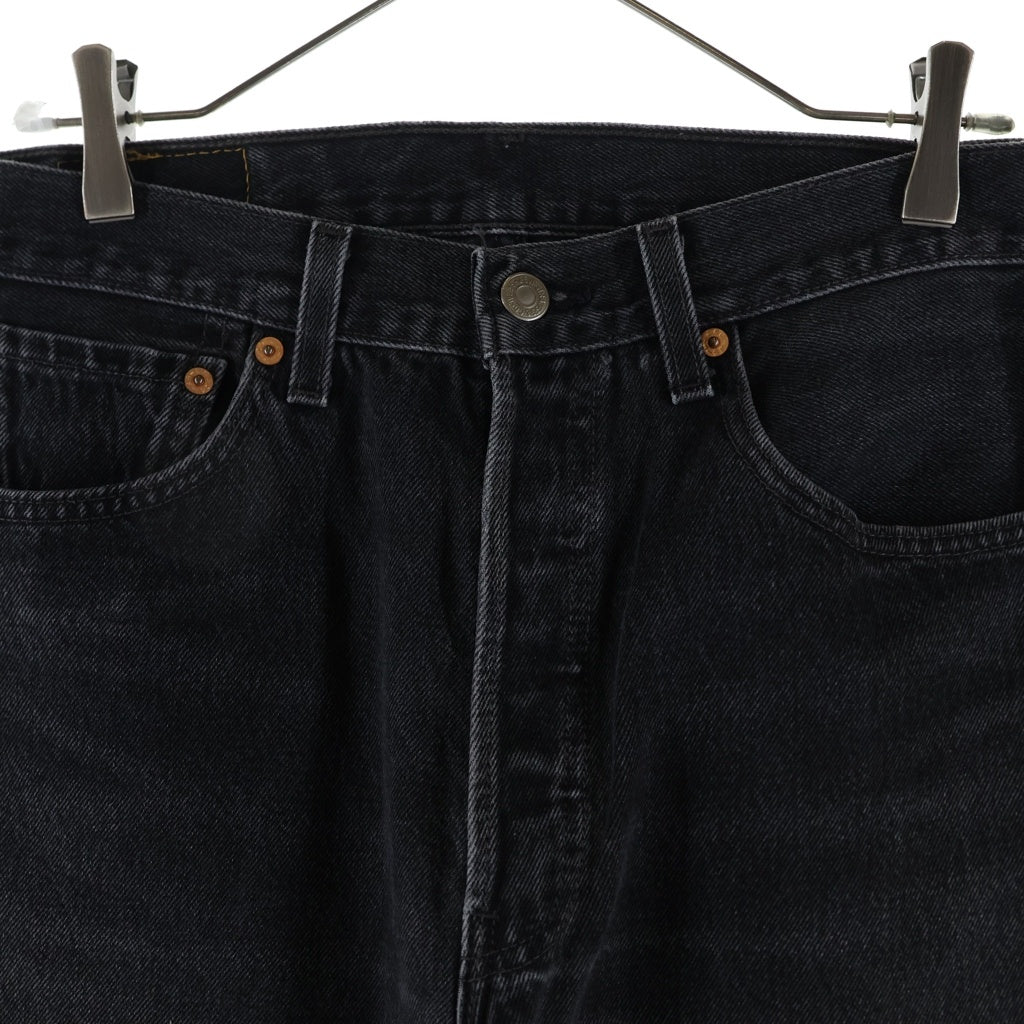 Levi's(リーバイス) 90S VINTAGE 501 ヴィンテージ ボタン裏553 USA製 ブラック ボタンフライ デニムパンツ ブラック