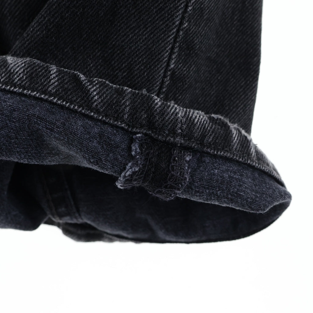 Levi's(リーバイス) 90S VINTAGE 501 ヴィンテージ ボタン裏553 USA製 ブラック ボタンフライ デニムパンツ ブラック