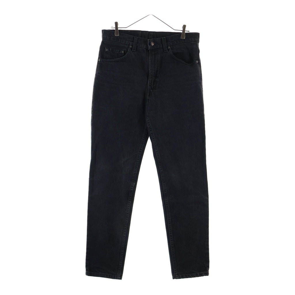 Levi's(リーバイス) 90S 512 ボタン裏532 USA製 ジップフライ スリムフィット テーパードレッグ デニムパンツ ブラック 512-0260
