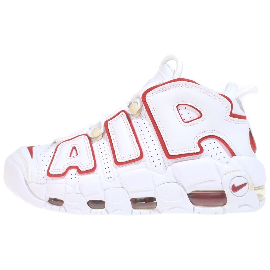 NIKE(ナイキ) AIR MORE UPTEMPO エア モア アップテンポ ハイカットスニーカー レディース ホワイト/レッド US4/23cm 921948-102