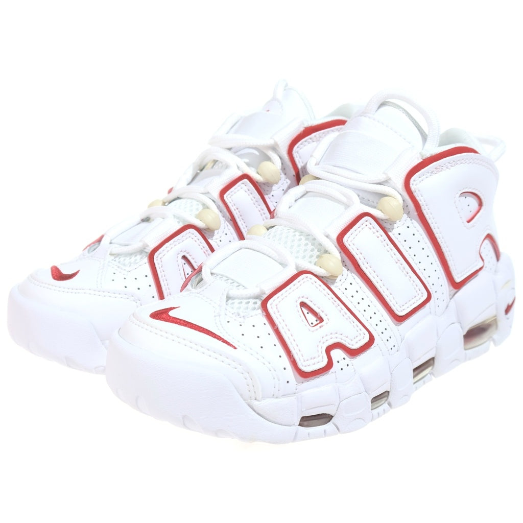 NIKE(ナイキ) AIR MORE UPTEMPO エア モア アップテンポ ハイカットスニーカー レディース ホワイト/レッド US4/23cm 921948-102